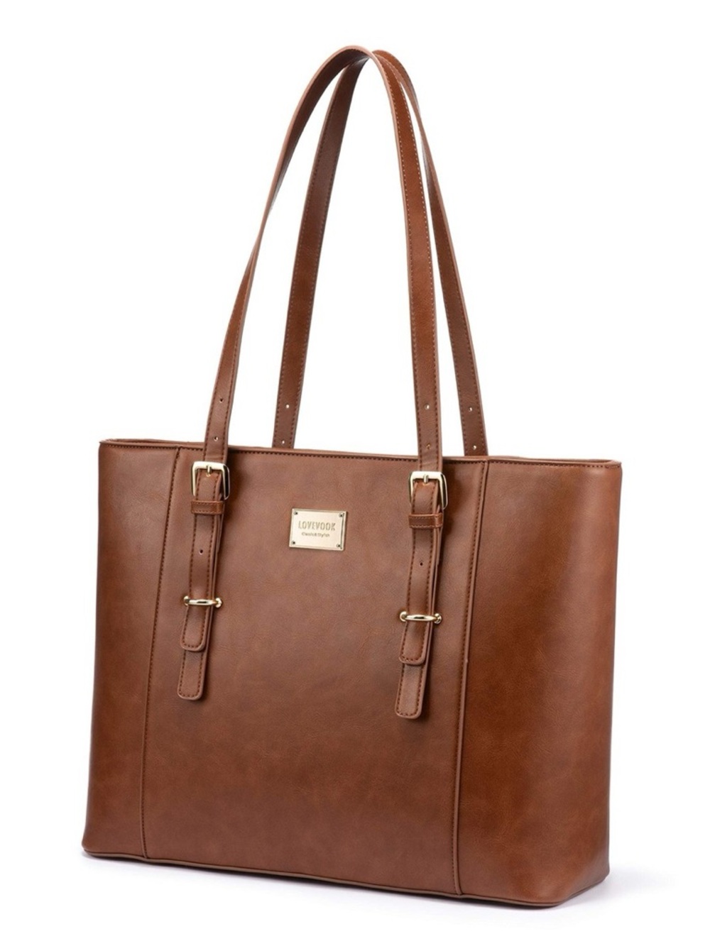 Lovevook Classic Brown Tote Bag - Picture 2 of 8